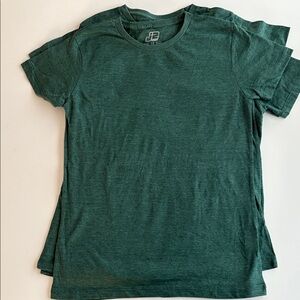 NEW lot of 4 ladies size Large short sleeve V neck Tee shirts